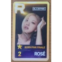 BLACKPINK-BORN PINK WORLD TOUR FINALE IN SEOUL SUPERSTAR YG Cartão