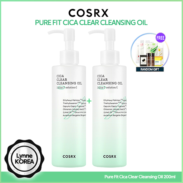 1 + 1] COSRX Pure Fit Cica Clear Cleansing Oil 200ml/Removedor De Maquiagem