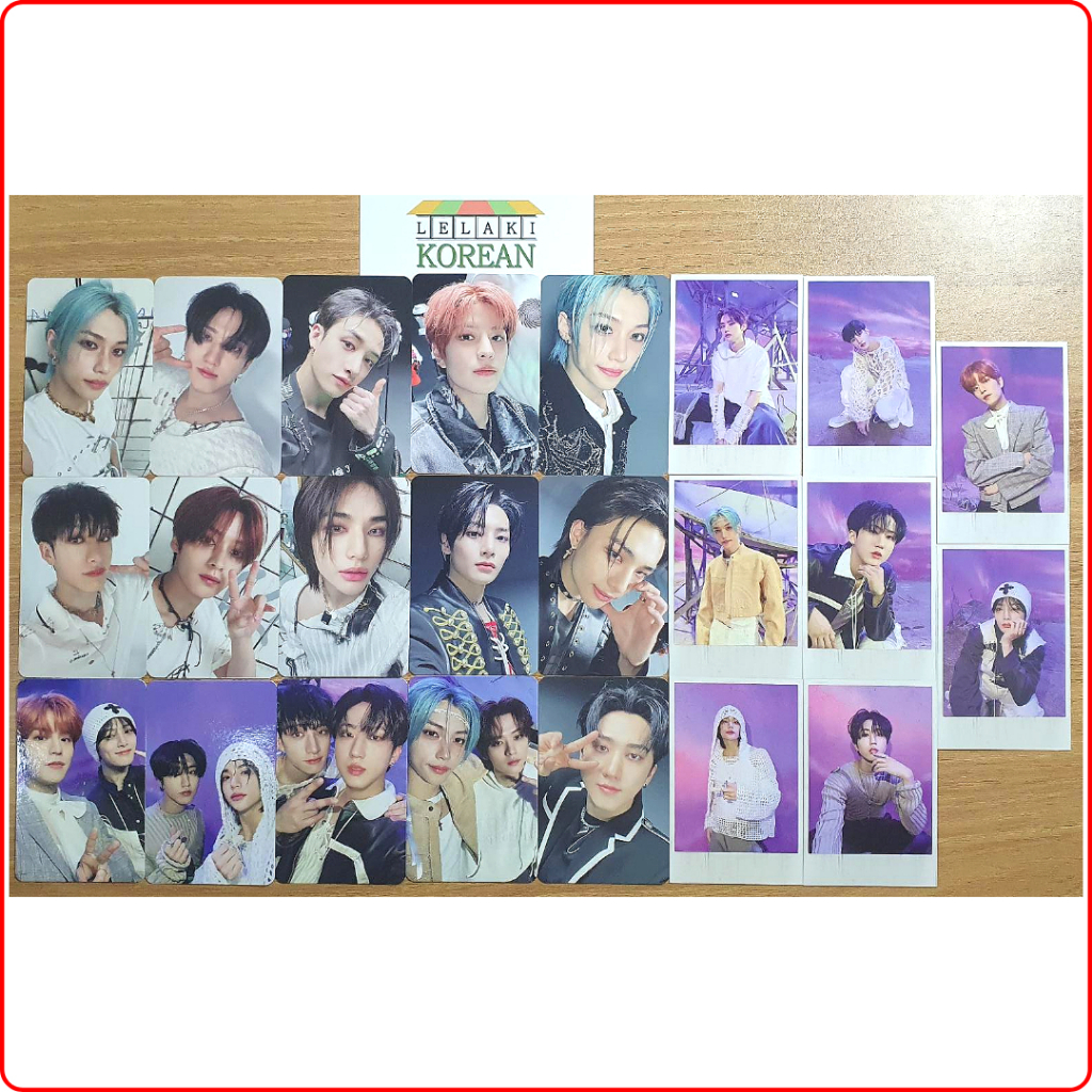 stray kids skz ROCKSTAR Cartão Fotográfico Oficial (Somente)