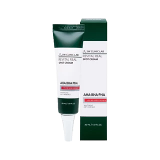 3W Clinic Lab Aha ⦁ Bha ⦁ Pha Revital Real Spot Cream 30ml em Oferta na Shopee