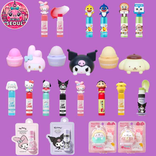 [Smile Seul] Sanrio Lip Care , My Melody , Kuromi , Cinnamoroll , purin , Hello Kitty , Protetor Labial