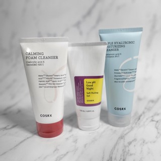 cosrx Cleanser Tipo 3 (Gel Descascador Macio/Moisturizador De Limpeza/Espuma)