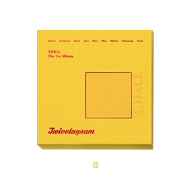 The 1st Album Twicetagram(ハングルver.) TWICE - THE 1ST ALBUM [TWICETAGRAM] | Shopee Brasil