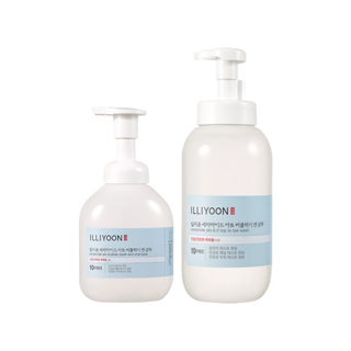 illiyoon ceramide ato bubble wash and shampoo 400ml, 900ml