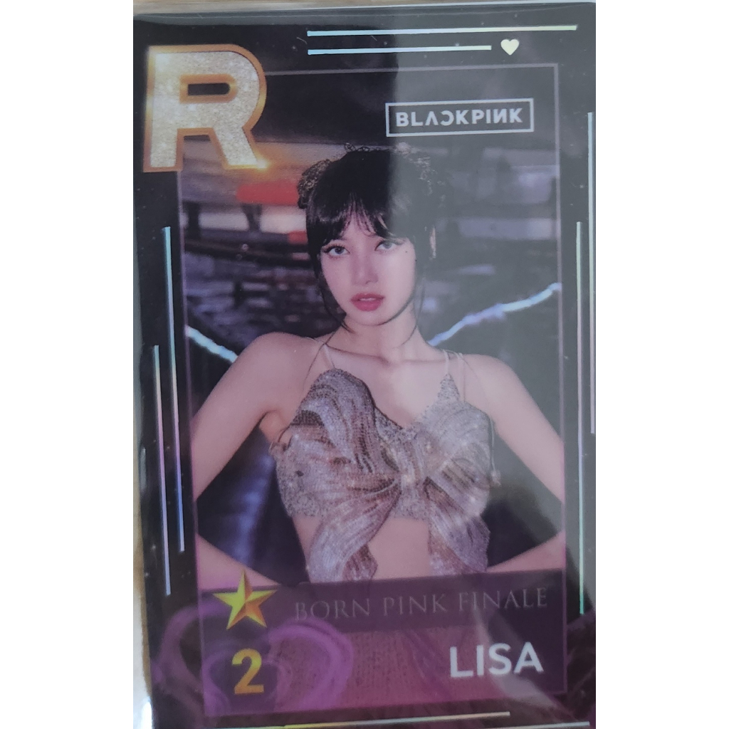 BLACKPINK-BORN PINK WORLD TOUR FINALE IN SEOUL SUPERSTAR YG Cartão