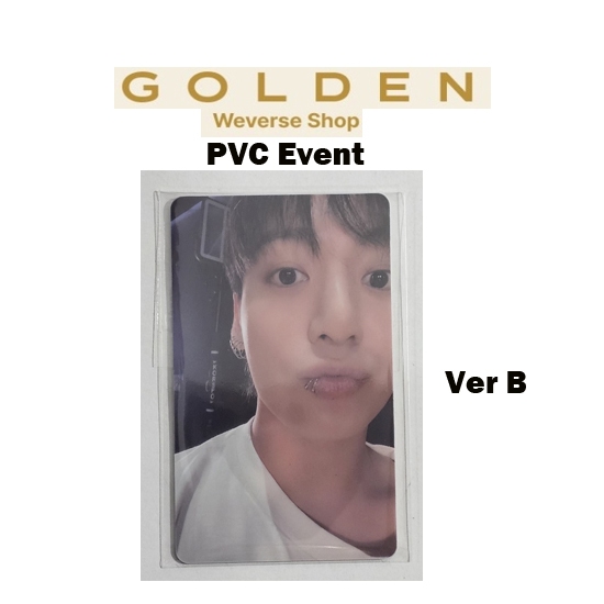 BTS golden グク  PVC トレカ Weverse ジョングク JK BTS Jungkook GOLDEN Weverse Cartão Fotográfico Em PVC | Shopee Brasil