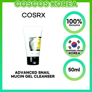 COSRX Advanced Snail Mucin Gel Cleanser 50ml (Data De Validade 2025.05.17)/Umidade/Hipoalergênico/Dissuasão/Remoção De Resíduos/Cuidados Com Sebo Os Poros Queratina