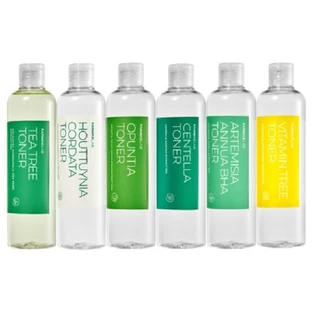 farmaxlab toner 300ml 6types (centella/tea tree/houttuynia cordata/opuntia/vitamin tree/artemisia annua bha)