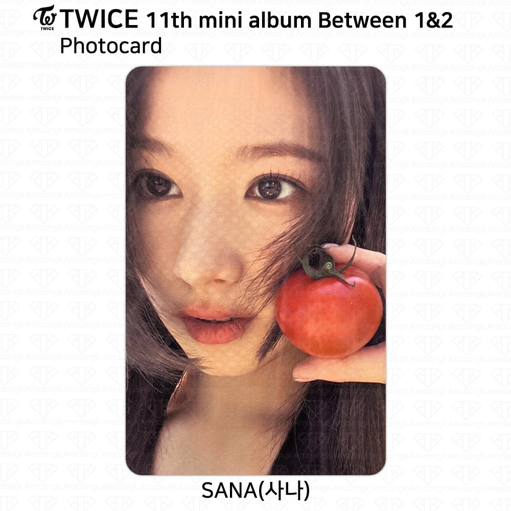 TWICE 11o Mini Álbum Entre 1 & 2 Sana Photocard Cartão Postal