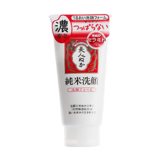 bijin nuka beauty bran rich medicated pure foam face wash cleanser 135g