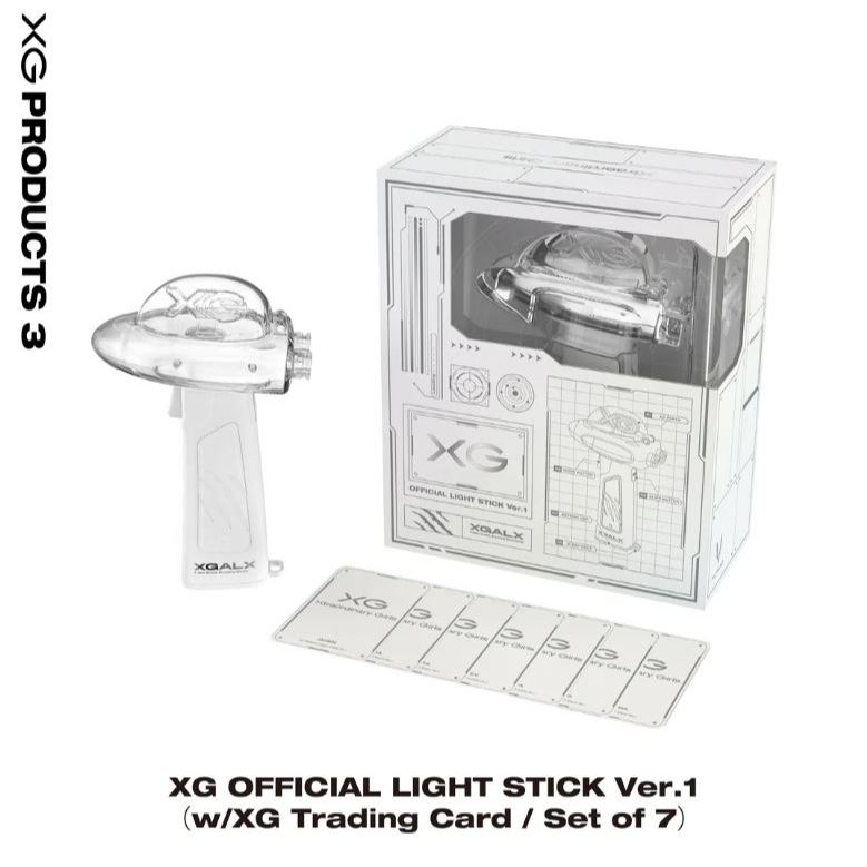 XG ペンライト ver.1 XG Oficial LIGHT STICK Ver . 1 (Com Cartão Colecionável/Conjunto