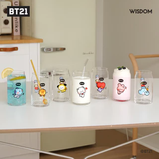 BTS (BangTan Boys) BT21 Minini Glass Cup , Oficial , Original , Autêntico , K-POP , Ídolo
