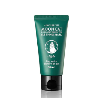 always be pure mooncat rich moist greenery sleeping mask 50ml