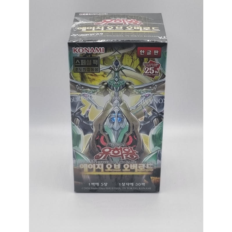 YUGIOH Booster "Age of Overlord" Korean 1 BOX (AGOV-KR) | Shopee Brasil