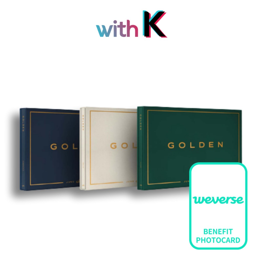 Weverse] JungKook - GOLDEN / 1st Album | Shopee Brasil