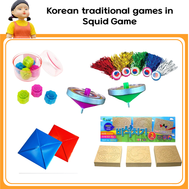 Juego Tradicional Coreano Gonggi Portátil, Ideal Para Familia Y Viajes, Incluye Jebi Chagi Y Más