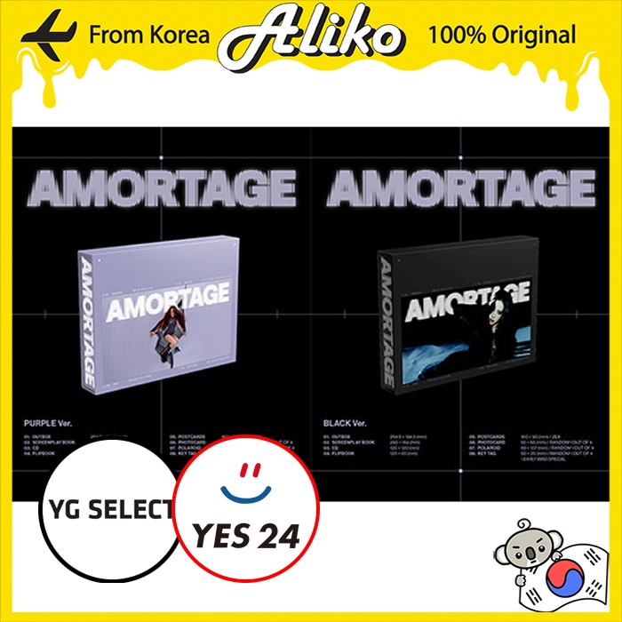 BLACKPINK JISOO - Mini Album [AMORTAGE] (EXCLUSIVE Ver) | Shopee