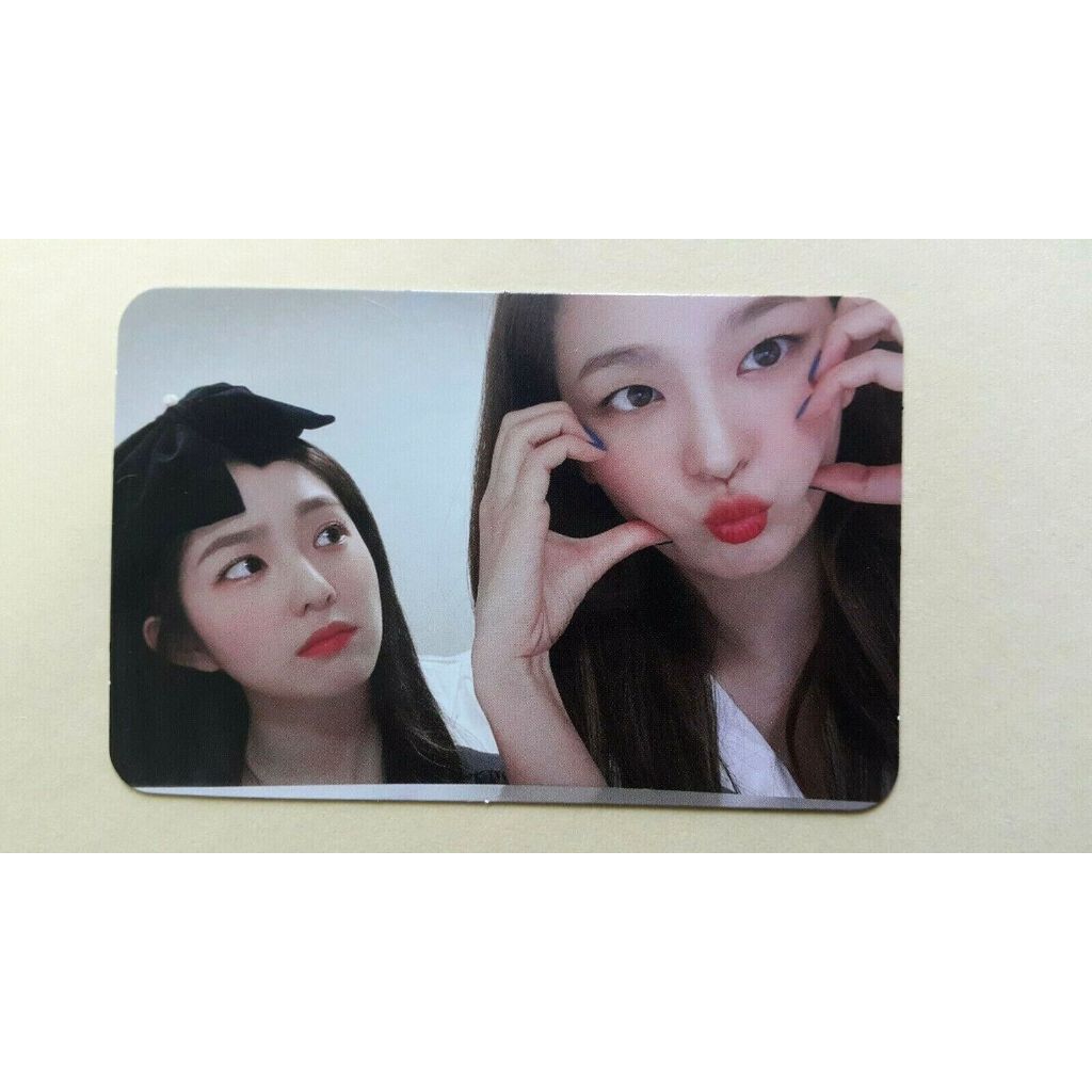 アイリーン スルギ アスル Monster トレカ Irene & Seulgi VELVET Vermelho 1o Mini Álbum Monster Cartão