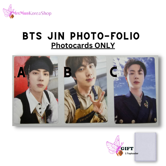Cartões Fotográficos BTS Jin Photo-folio