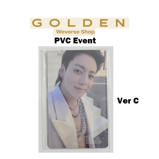 BTS ジョングク GOLDEN weverse USA トレカ 2 BTS Jungkook GOLDEN Weverse Cartão Fotográfico Em PVC | Shopee Brasil