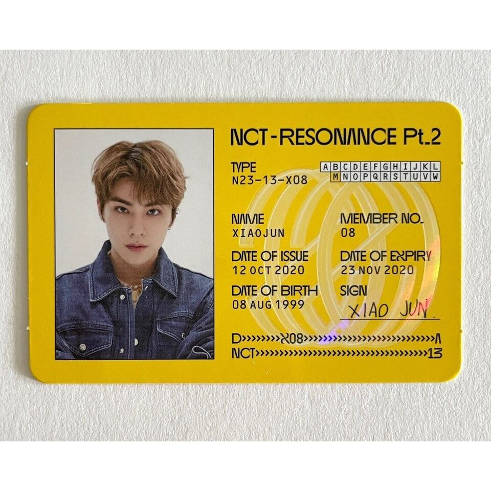 NCT Wayv Official Photocard Do Álbum Empatia Ressonância Chegada