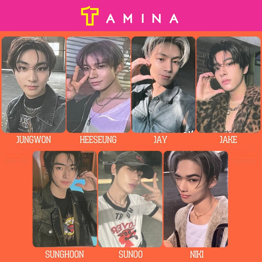 ENHYPEN Orange Blood Benefit GS25 POB Photocard | Shopee Brasil