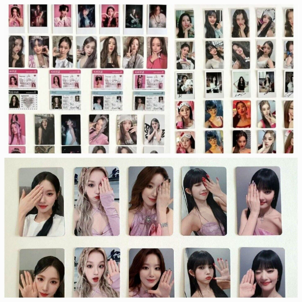 G) I-dle 6o Mini Álbum Feel-Idle ID Oficial Do Cartão Fotográfico