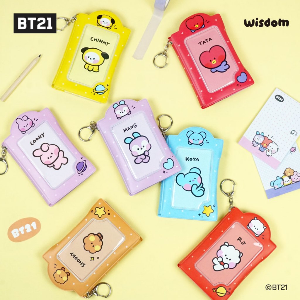 Porta-Cartões Fotográficos BT21 minini , BTS (BangTan Boys) K-POP
