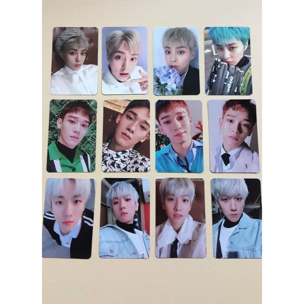 EXO CBX Blooming Days Cartão Fotográfico Oficial 2o mini-Álbum
