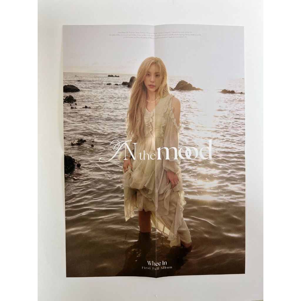 Mamamoo Wheein 1o Álbum Completo No Humor Cartão Oficial De Fotos