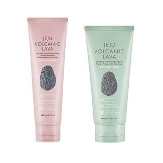 [THE FACE SHOP] Jeju Volcanic Lava Anti-Dust / Deep Pore-Cleansing Foam 140ml