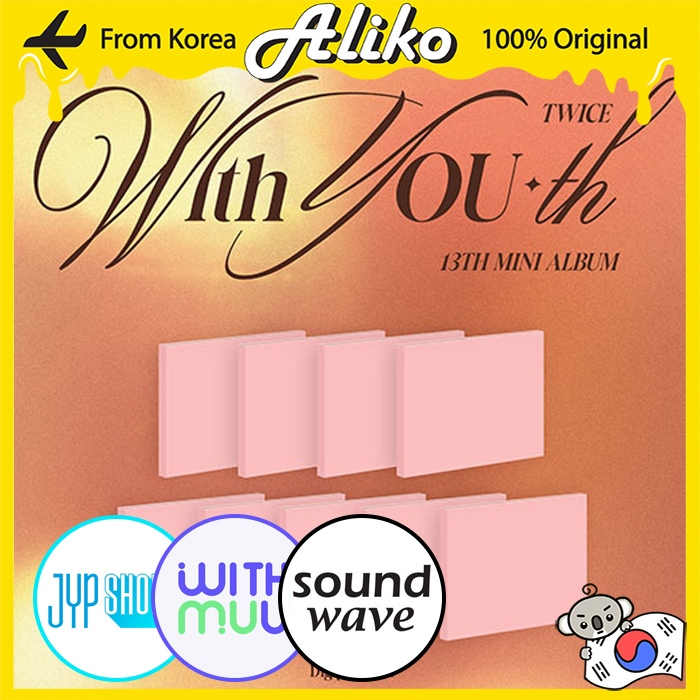 TWICE - With YOU-th (13th Mini Album) CD+Pre-Order Benefit+Folded