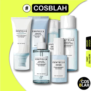 SKIN1004 MADAGASCAR CENTELLA HYALU-Coleção CICA (Toner/Primeira Ampola/Creme/Pacote De Sono)