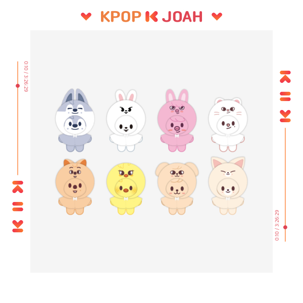 Stray Kids - 5th Fanmeeting SKZ 5 Clock [ SKZOO Plush 10cm