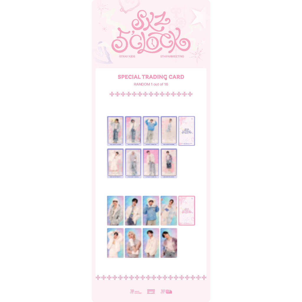 Stray Kids 5TH FANMEETING SKZ 5'CLOCK OFFICIAL MERCH 2 Stray Kids 5TH FANMEETING SKZ 5'CLOCK OFFICIAL MERCH 2