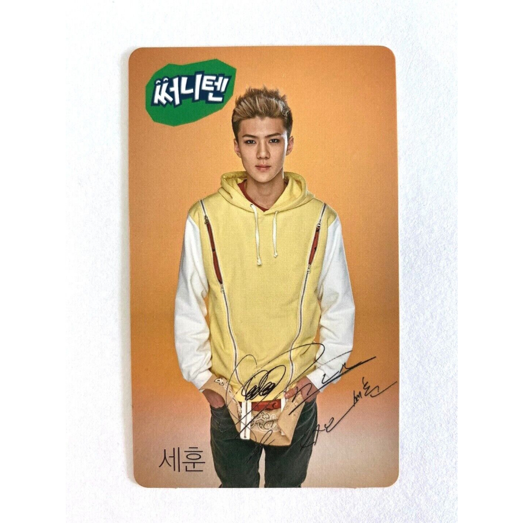 EXO K M SUNNY10 Sunny 10 Evento Promoção Oficial Cartão