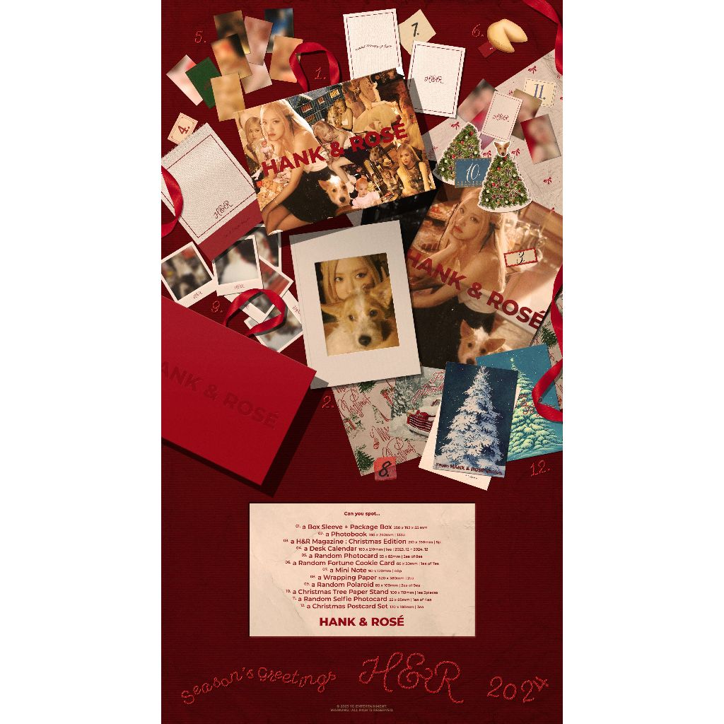 ROSE - Season's Greetings : From HANK & ROSÉ To You [2024