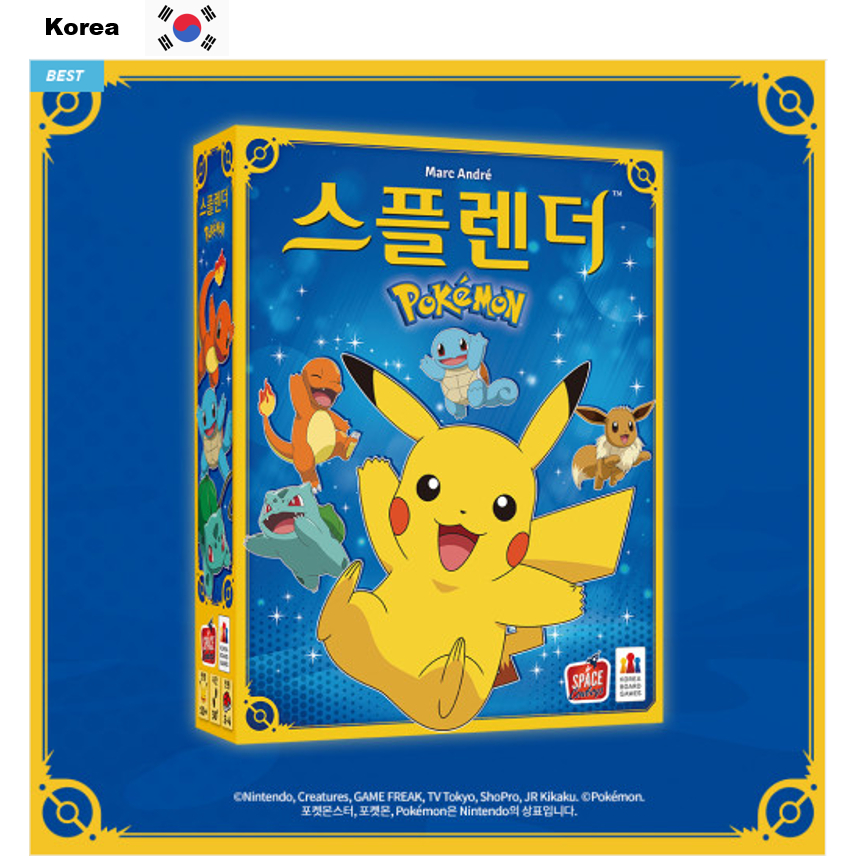 Nome Do Produto : Splendor Pokemon Board Game/K-[Envio Da Coréia]
