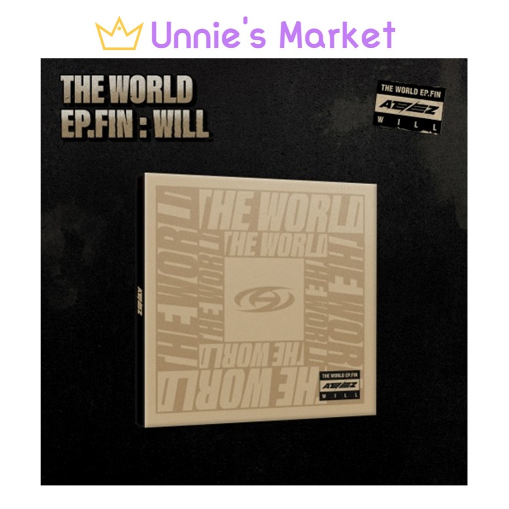 ATEEZ Album THE WORLD EP.FIN : WILL – 3 Versionen Set Mit Pre-Order Benefits & Digital Planner