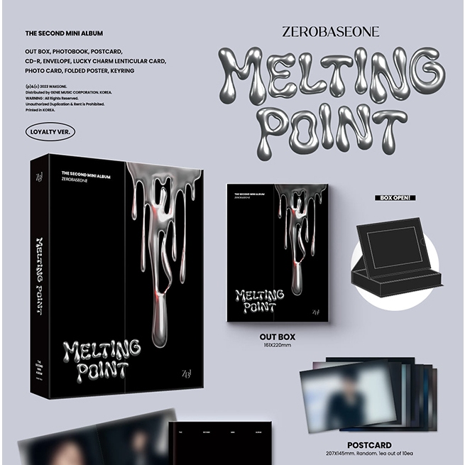 ZEROBASEONE (ZB1) - [ MELTING POINT ] 2nd Mini Album | Shopee Brasil