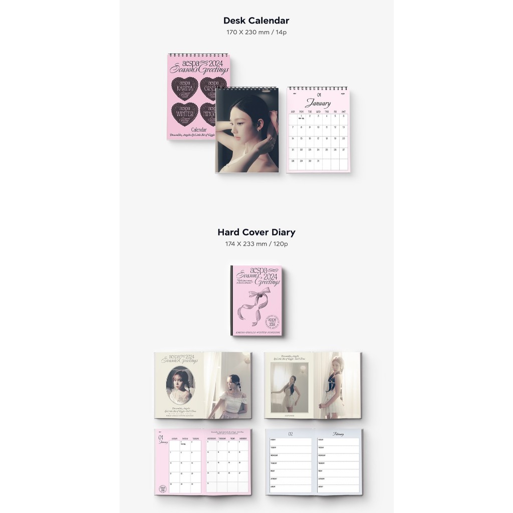 POB] AESPA - 2024 SEASON'S GREETINGS | Shopee Brasil