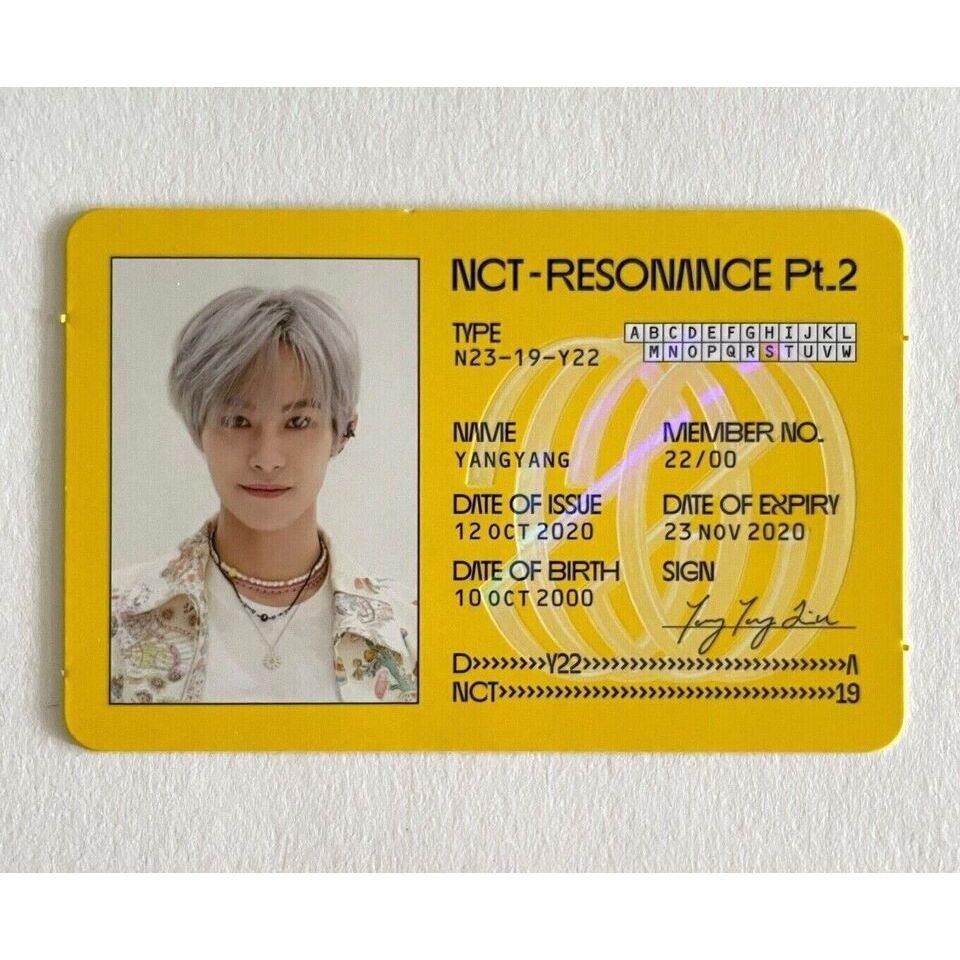 NCT Wayv Official Photocard Do Álbum Empatia Ressonância Chegada