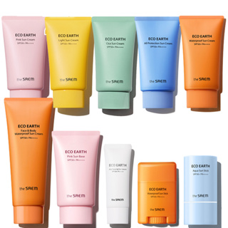 [The Saem] Eco Earth Sun Cream & Serumn & Stick