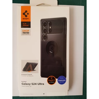 Spigen Capa Protetora Galaxy S24/S24 Ultra Slim Armor - Preto