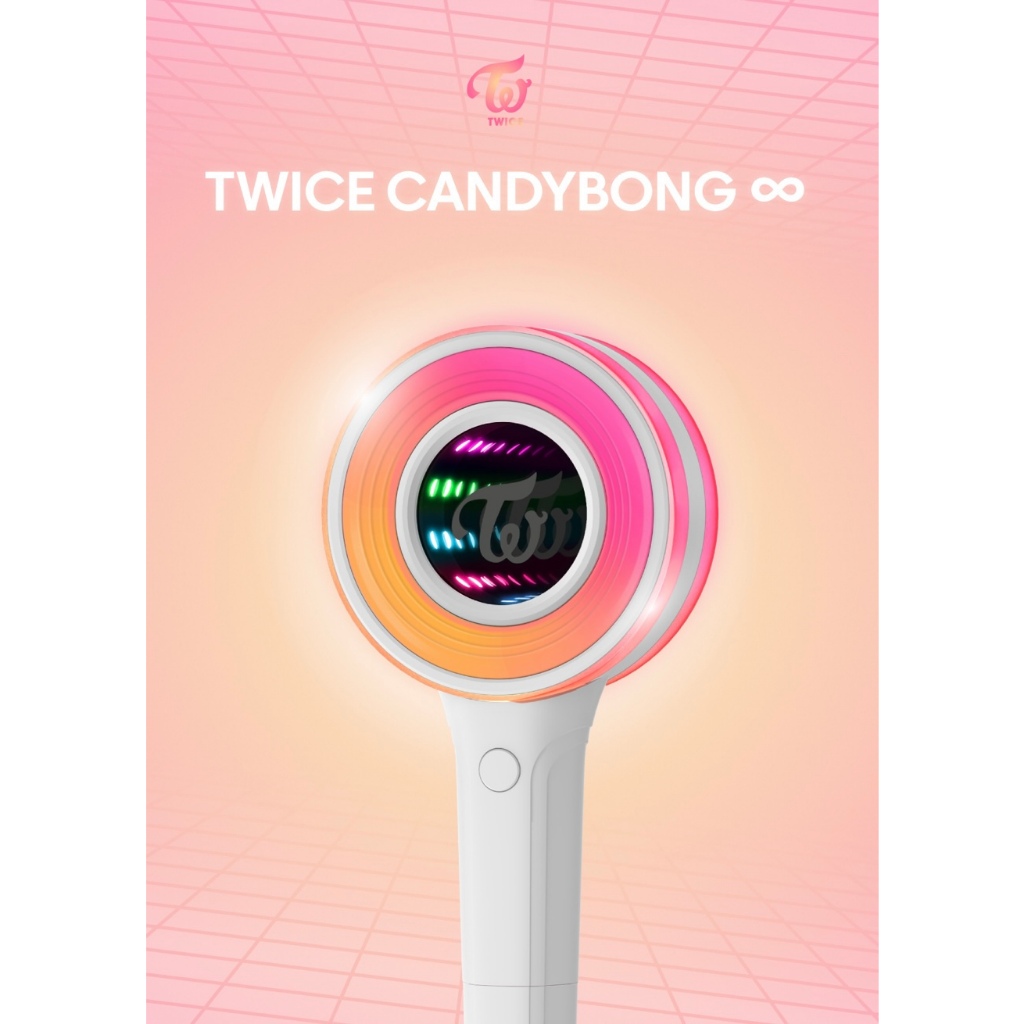 Duas Vezes De Luz Oficial De Bastão CANDYBONG K-POP IDOL KOREA JYP FANLIGHT Uma Vez