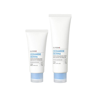 illiyoon ceramide derma moisturizing facial cream 50ml, 80ml