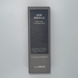 [Máscara De Bolha Gem Miracle Black Pearl O2 105g