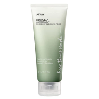 Anua Heartleaf Quercetinol Pore Espuma De Limpeza Profunda 5,07 fl.oz/150ml (Validade : 2027,01)