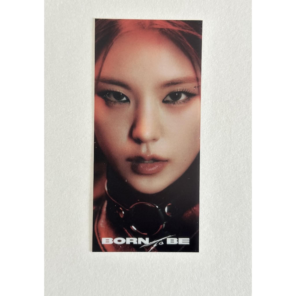ITZY 2o Álbum BORN TO BE Official Fotocard-Yeji | Shopee Brasil