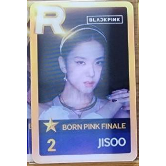 BLACKPINK-BORN PINK WORLD TOUR FINALE IN SEOUL SUPERSTAR YG Cartão